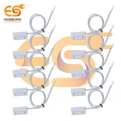 100V Wired Door Window Sensor Magnetic Switch For Home Alarm System (25 x10 x 5)mm pack of 10 pcs